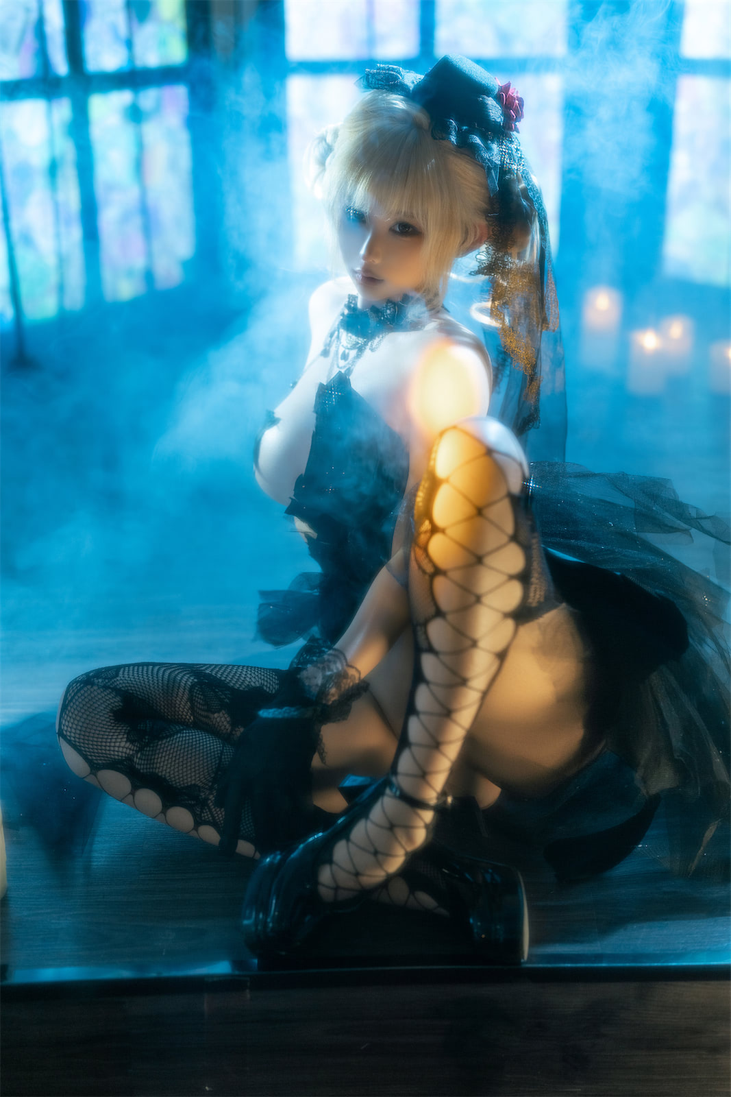 蠢沫沫黑婚纱37p4v_1