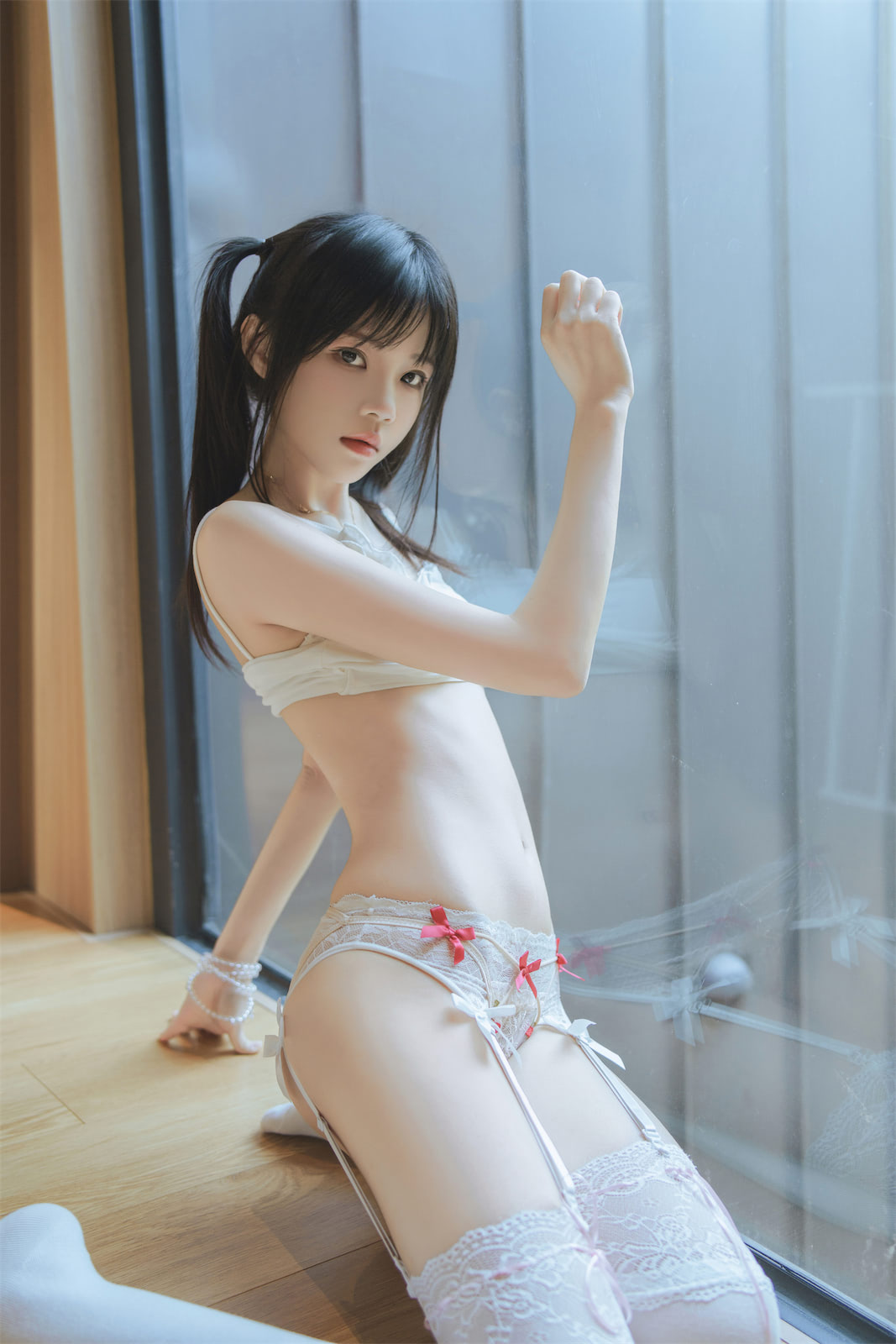 桜桃喵春日碎花57p1v_3