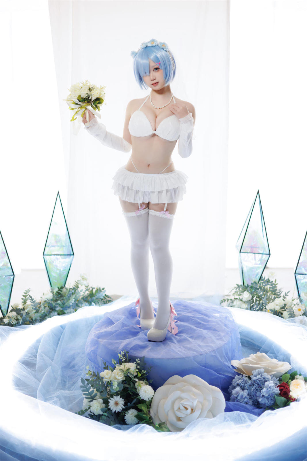 樱落酱w蕾姆吾妻花嫁44p_1