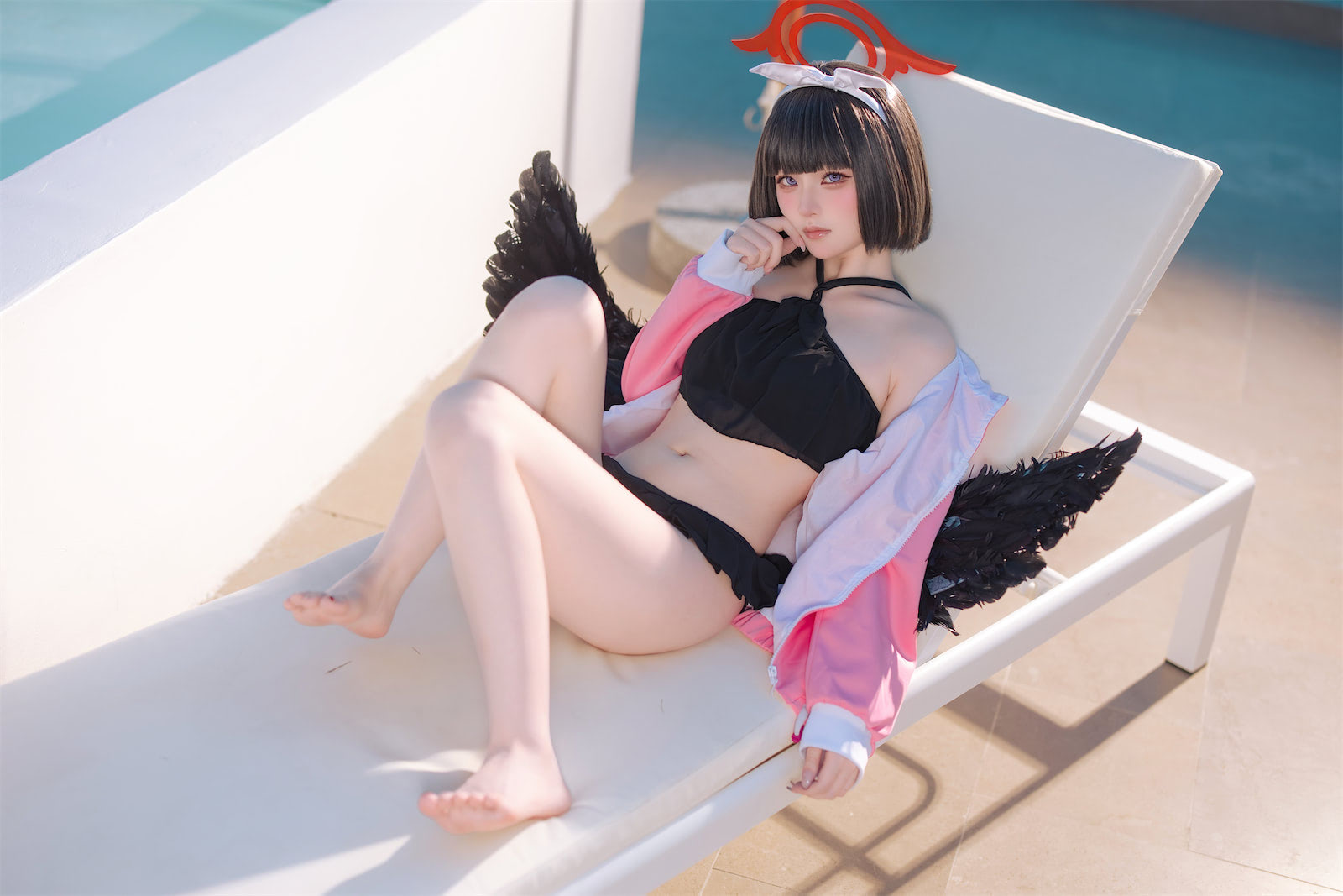 屿鱼静山真白泳装30p_2