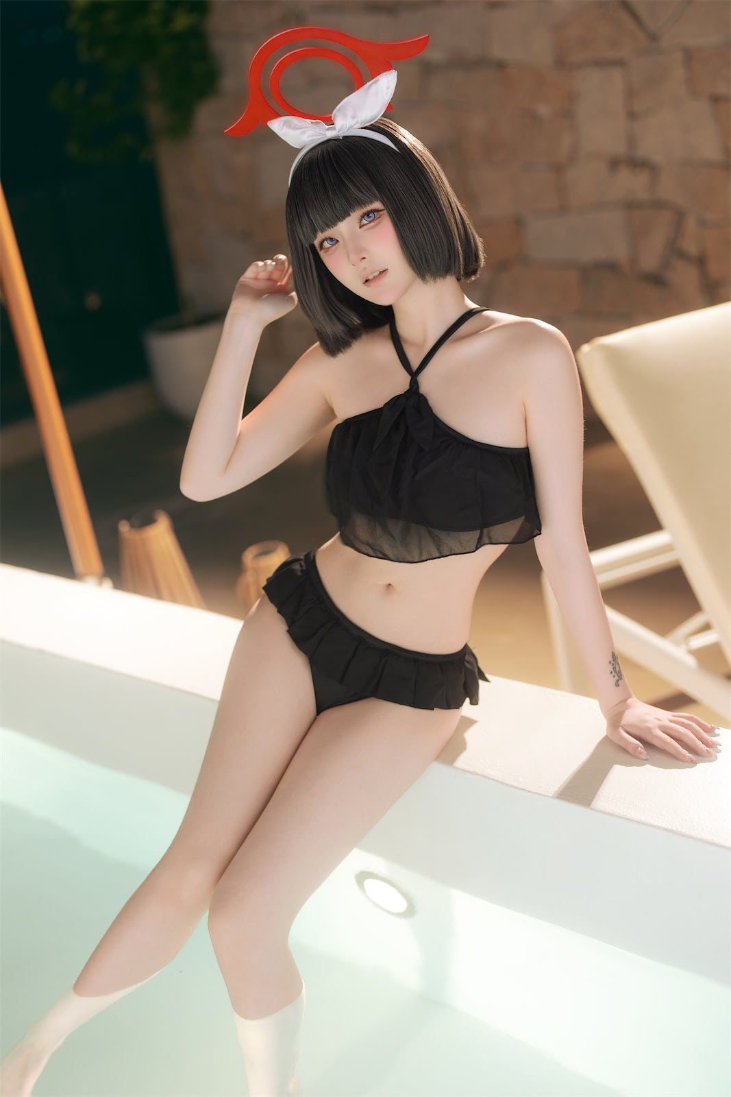 屿鱼静山真白泳装30p