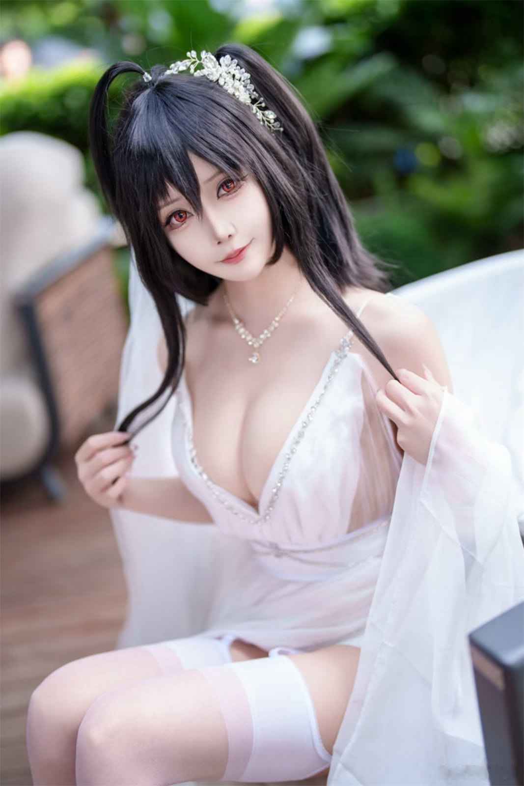 抱走莫子大凤白色花嫁27p_4