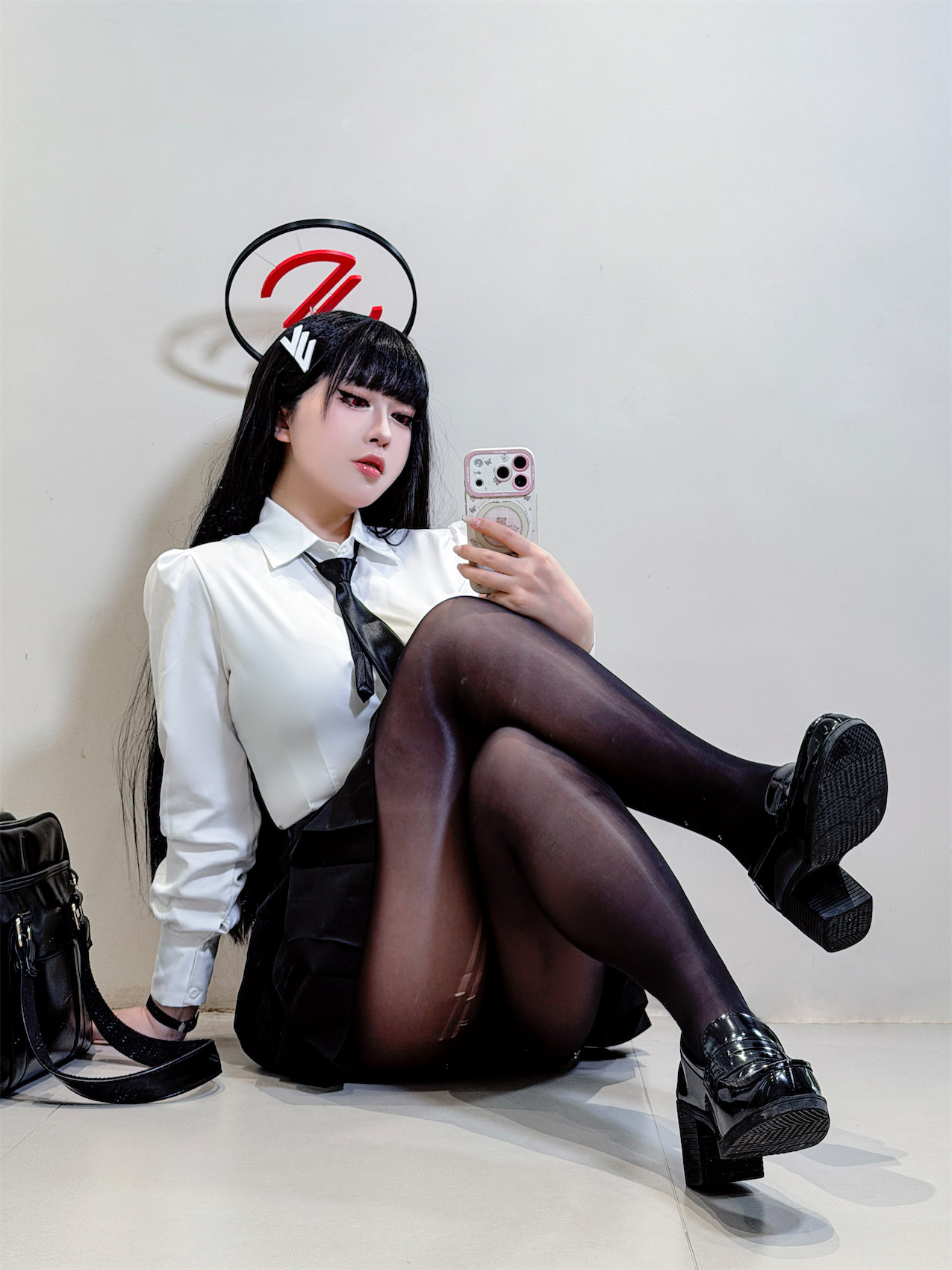 半半子调月莉音制服竞泳64p5v_4