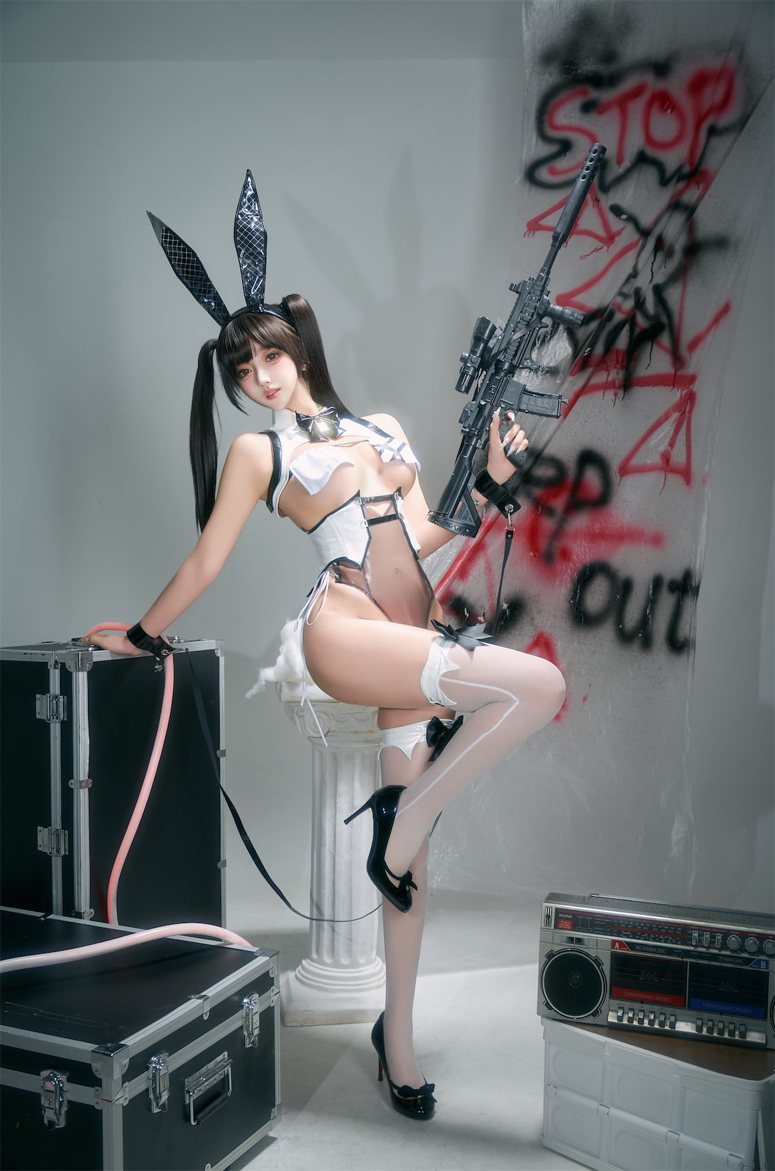 过期米线线喵贝伊闪耀兔女郎66p_1