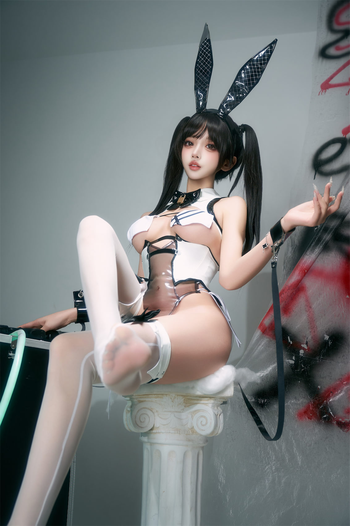 过期米线线喵贝伊闪耀兔女郎66p_2