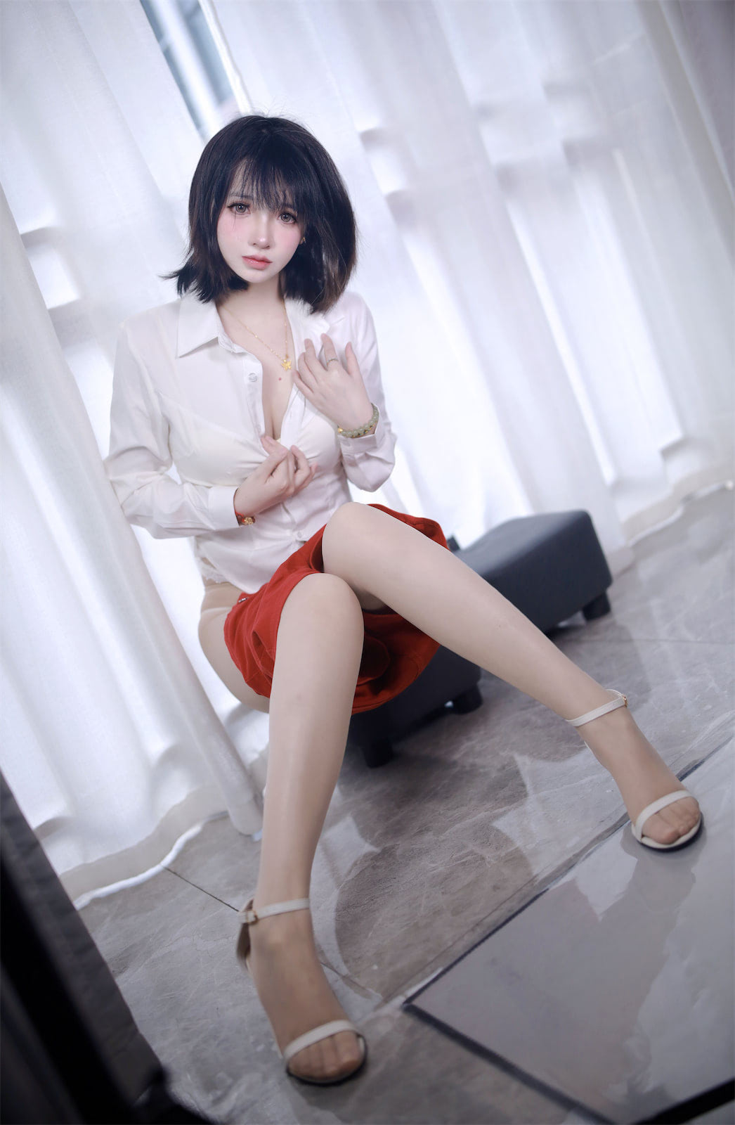 疯猫ss雪白衬衫68p_1