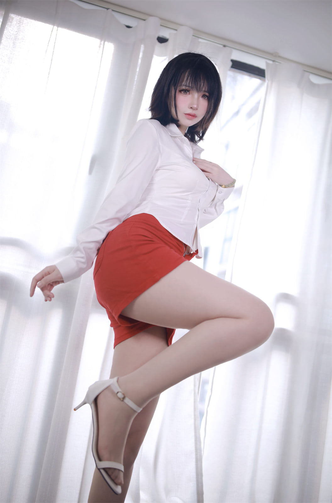 疯猫ss雪白衬衫68p_3