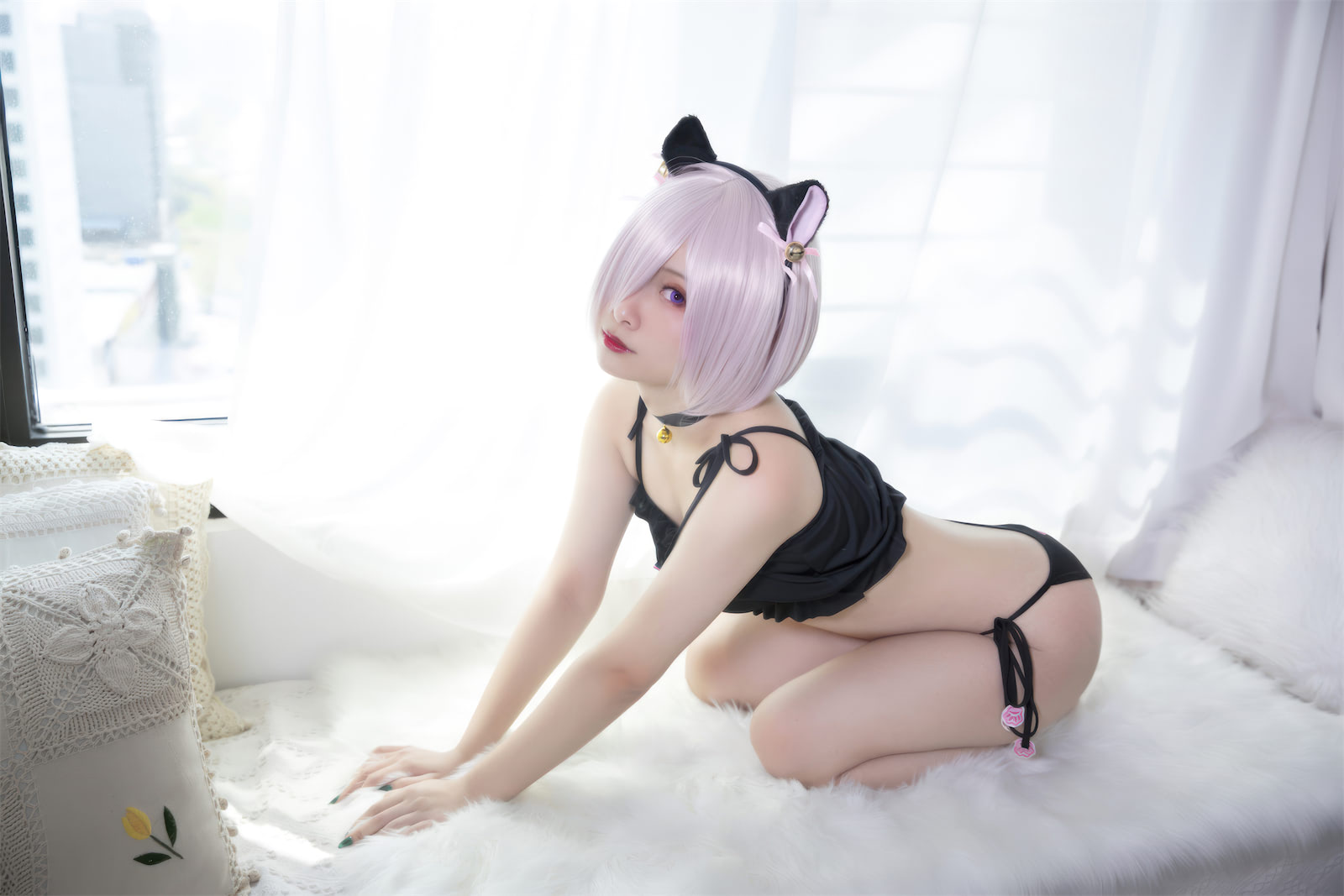 洛璃LoLiSAMA玛修猫咪24p_3